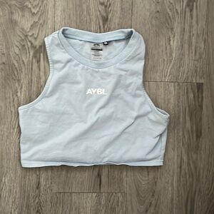 Ably sports bra in powder blue size M